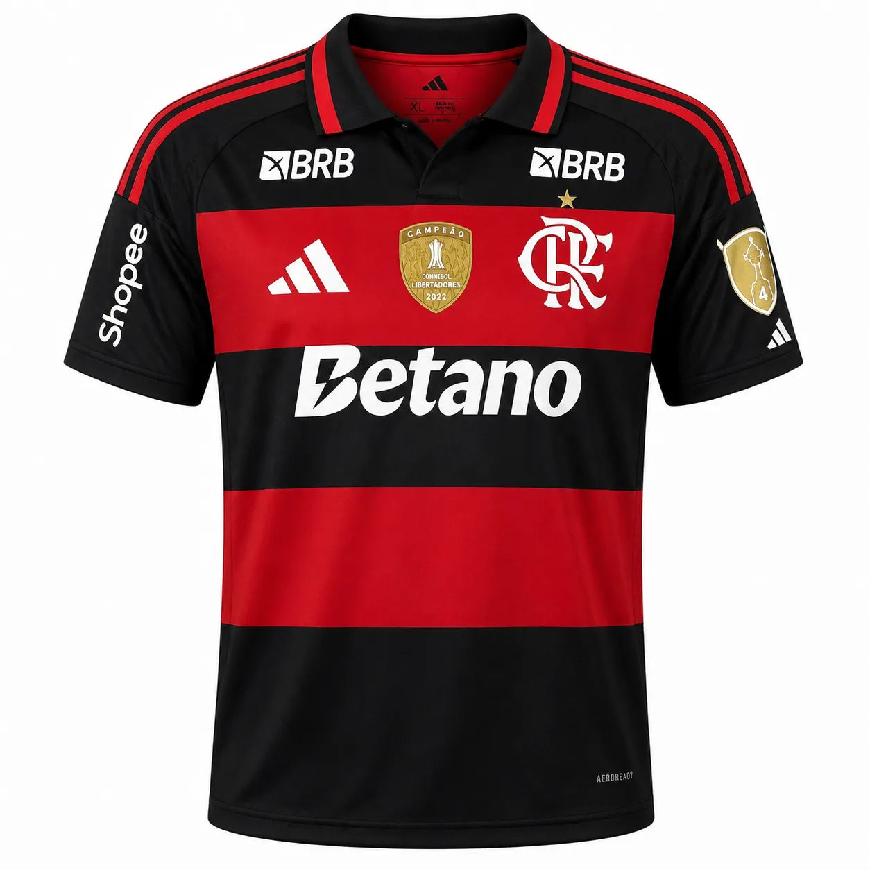 Camisa Flamengo Titular 26/27 Patrocínios - Versão Torcedor