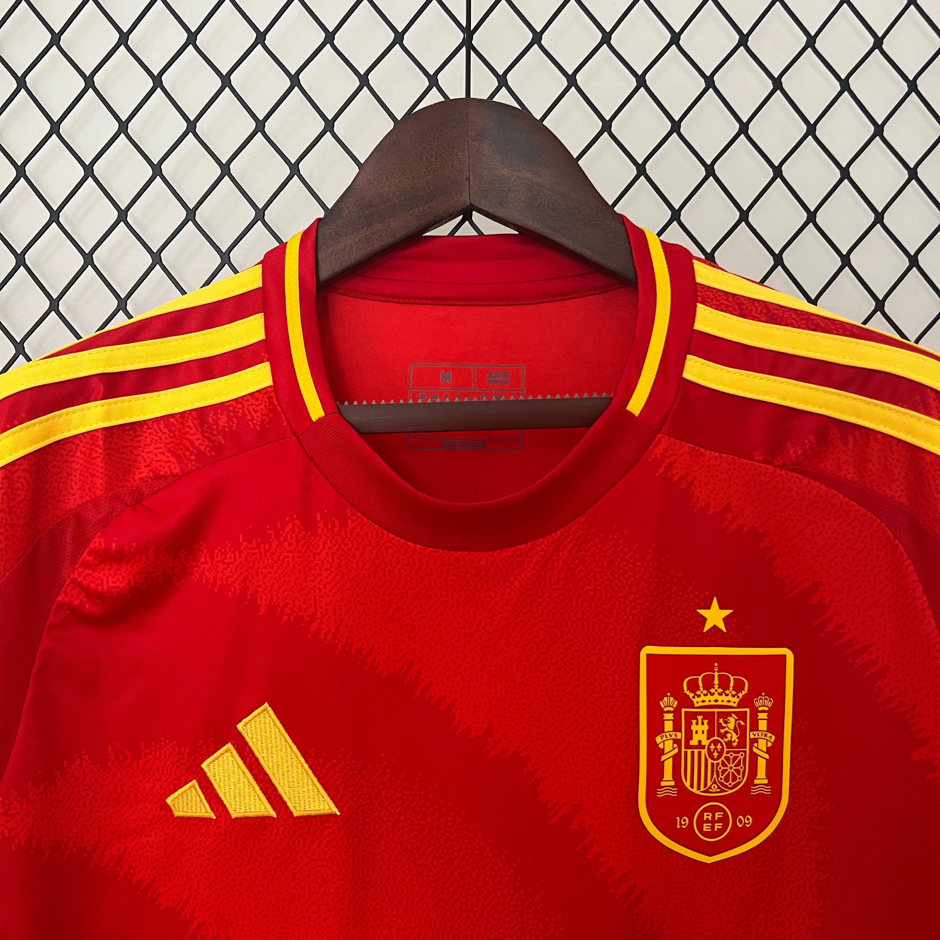 Camisa Espanha Titular 24/25 - Versão Torcedor