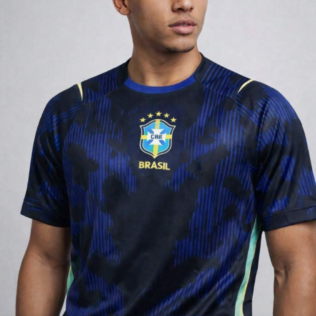 Camisa Oficial Seleção Brasileira 2026 Azul