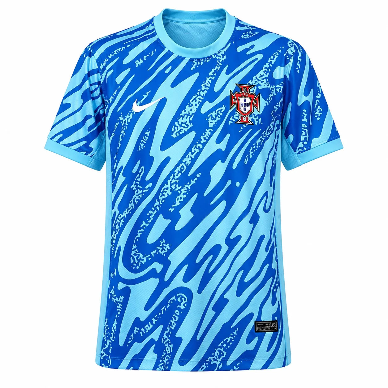 Camisa Portugal Goleiro azul 24/25 - Versão Torcedor